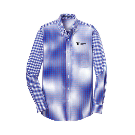 Port Authority Long Sleeve Gingham Easy Care Shirt